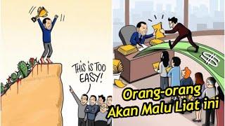 Malu Liatnya 10 Ilustrasi Ini Sindir Realita Kesuksesan Zaman Sekarang