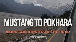 Taking a 20$ Bus Ride for the Best Mountain View in Nepal  Jomsom to Pokhara  Mustang Stories