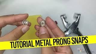 Tutorial Metal Prong Snaps