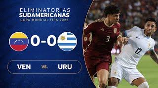 VENEZUELA vs. URUGUAY 0-0  RESUMEN  ELIMINATORIAS SUDAMERICANAS  FECHA 8