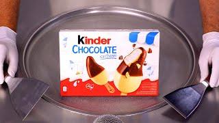 Epic Kinder Chocolate Ice Cream Rolls - Satisfying ASMR