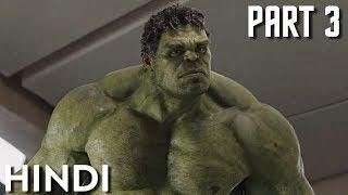 Hulk vs Loki Fight Scene in Hindi  The Avengers Final Battle Part 3  Hulk Smash Scene