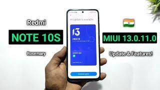 Redmi Note 10S MIUI 13.0.11.0 Update  No Android 13   Redmi Note 10S New Update  Dot SM