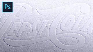 Embossed Paper Effect for Text & Logos  Photoshop Tutorial