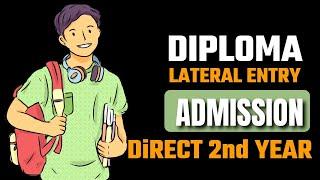Diploma #Polytechnic #Lateral Entry Admission  #BTER Diploma Admission 2022 Detail  Direct 2nd Yr
