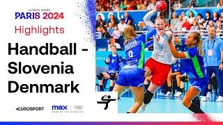 Slovenia 19-27 Denmark - Group A Womens Handball  Paris Olympics 2024