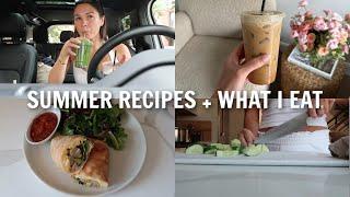 my favorite summer recipes + weekend of meals