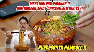 OBRAK ABRIK RESEP MIE VIRAL KOREAN SPICY CHICKEN PEDESNYA NAUDZUBILLAH