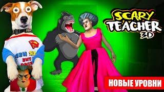 НОВЫЕ УРОВНИ  Злая Училка Мучилка   Scary Teacher 3d   5 Глава