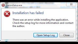 Discord installation has failed