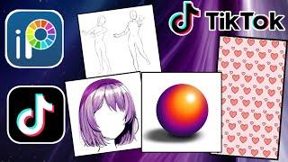 Trying TikTok Art Hacks  Tutorials Part 13