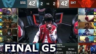 SKT vs SSG - Game 5 Grand Finals Worlds 2016  LoL S6 World Championship Samsung vs SK Telecom T1 G5
