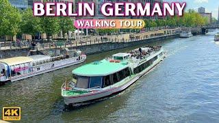  Capital City Berlin Walking Tour in 4k60fps HDR with ASMR sound With Captions