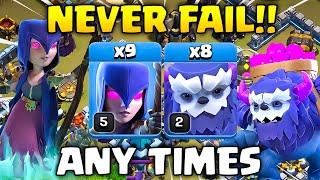 Th12 Yeti Witch Attack  Best Th12 Attack Strategy in Clash of Clans