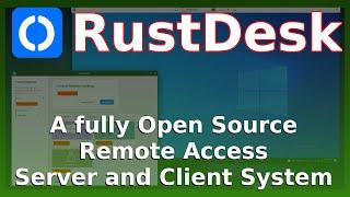 Rustdesk - an Open Source Self Hosted alternative to TeamViewer AnyDesk GoToAssist and the like.