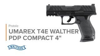2.4554 Pistole Umarex T4E Walther PDP Compact 4 cal.43 black  Colosus
