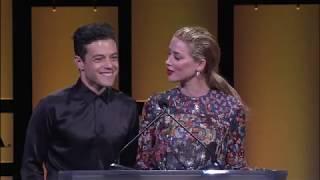 HFPA Grants Banquet 2018 - Rami Malek and Amber Heard