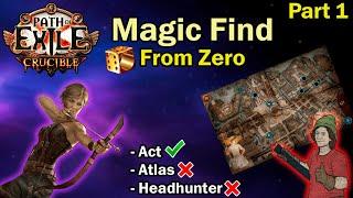 3.21 Magic Find From Zero - Lightning Arrow Deadeye  Path of Exile Crucible