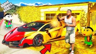 GTA 5  Franklin Touch Anything Turns Into GOLD  GTA 5 Mods