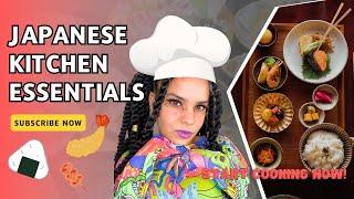 Japanese Kitchen Essentials Ingredients and Utensils for Cooking Japanese Food