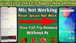 How To Frp Bypass Vivo Y20 V2043 New Method  Vivo Y20 Frp Bypass Android 11