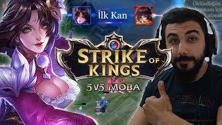 SADECE TEK KORİDORDAN YARDIRIP OYUN KAZANDIK  STRIKE OF KINGS DIAO CHAN OYNANIŞ 