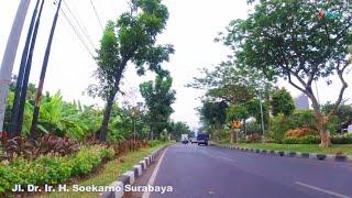 SURABAYA SELATAN - Suasana Jalan Raya Rungkut dan Panjang Jiwo