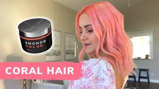 Dyeing my hair with xmondo CORAL diluted