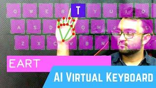 AI Virtual Keyboard using OpenCV  Computer Vision  CVZone