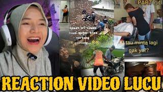 REACTION VIDEO LUCU PART 11  AISYA GAMING