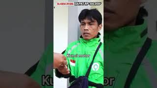 Kasih motor untuk gojek yang jujur  #Shorts