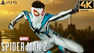Marvels Spider-Man 2 PS5 - Evolved Suit Free Roam Gameplay 4K 60FPS