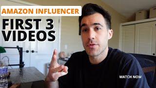 Amazon Influencer Success How I Got My First 3 Videos Approved for Onsite Commissions  Tips