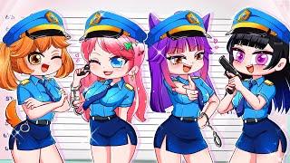 Anna & Lisa And The Beautiful Policewomen  Gacha Club  Ppg x Rrb Gacha Life