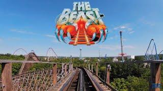 The Beast Roller Coaster POV - 4K Cinematic Series Kings Island