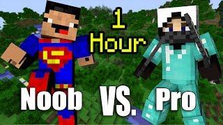 ONE HOUR of NOOB vs. Pro - Minecraft Animation