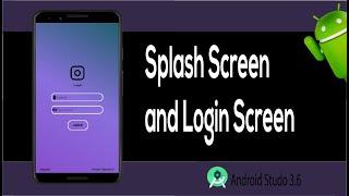 Create Splash Screen and Login Screen in Android Studio 3.6-Source code-Tech Aside