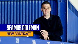 Everyone knows what Everton means to me.   SEAMUS COLEMAN SIGNS NEW CONTRACT