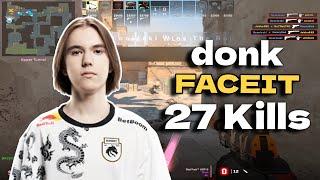 donk 27 Kills  Dust2 FACEIT Ranked June 10 2024  CS2 POV