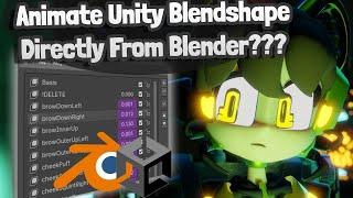 The best way to animate character expressions in game development.  #Blender Tutorial #1