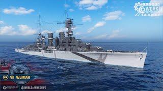 Бой на крейсере WEIMAR World of Warships Legends