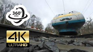 360° camera under train - PENDOLINO 4K