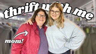 THRIFT WITH ME & MY MOM AT AN AMAZING THRIFT STORE 