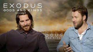 Exodus Gods and Kings  Christian Bale and Joel Edgerton Interview HD  20th Century FOX