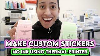 How to Make Stickers For Your Business With Rollo Thermal Printer Small Business Stickers