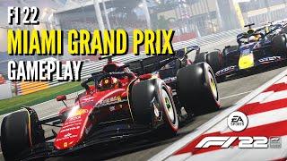 F1 22 Miami Grand Prix gameplay  PC 4K Ray Tracing