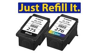 No.1 Detailed Guide to Refill Canon PG-275 CL-276 PG-275XL & CL-276XL