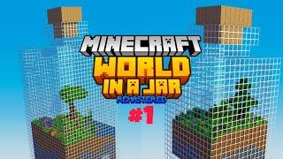 Minecraft but my world in a jar  minecraft gameplay