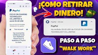 WALKWORK  CÓMO RETIRAR DINERO de WALKWORK en PAYPAL 2024 PRUEBA DE PAGO 