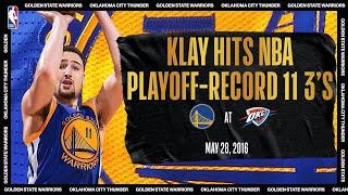 Klay Hits Playoff-Record 11 3’s  #NBATogetherLive Classic Game